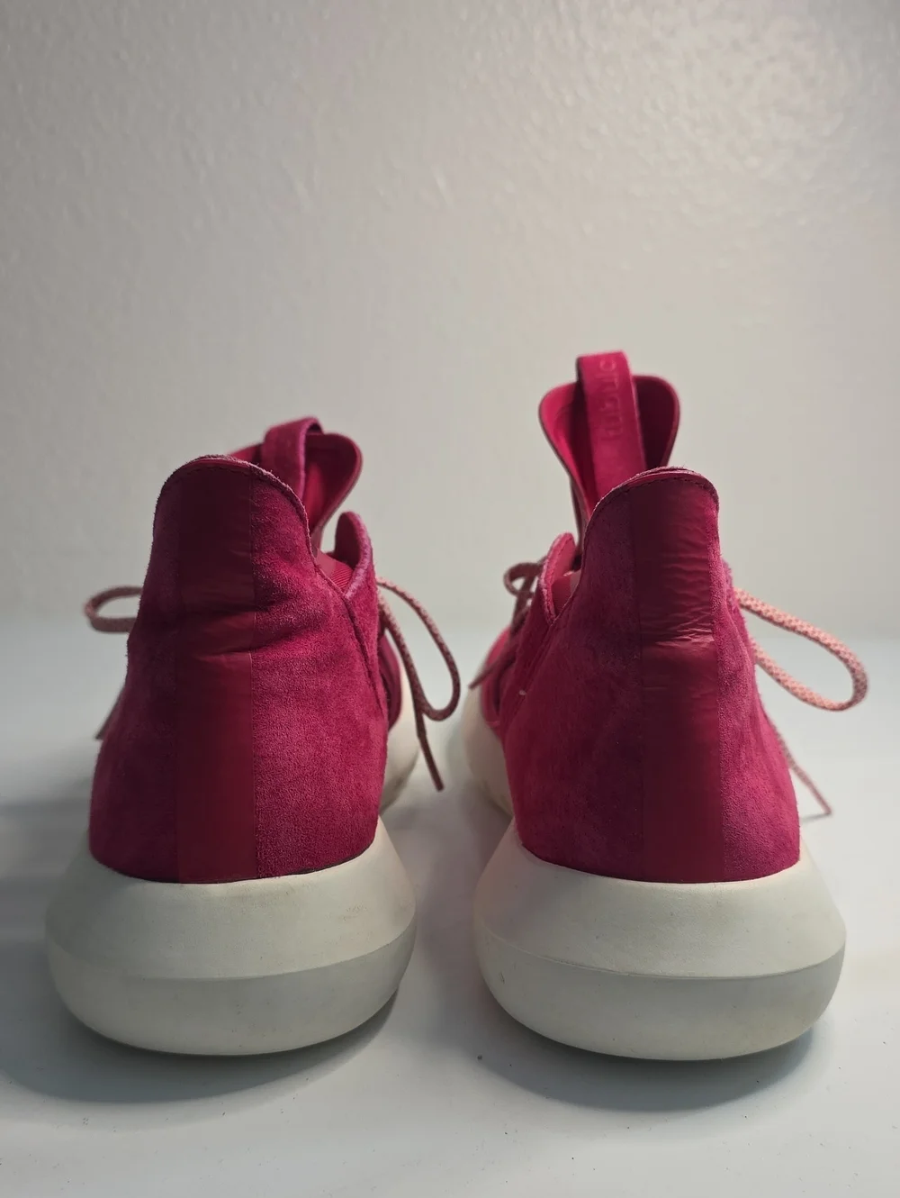ADIDAS TUBULAR DEFIANT UNITY PINK SUEDE BOOTIE SNEAKERS LADIES 9 VGUC CUTE